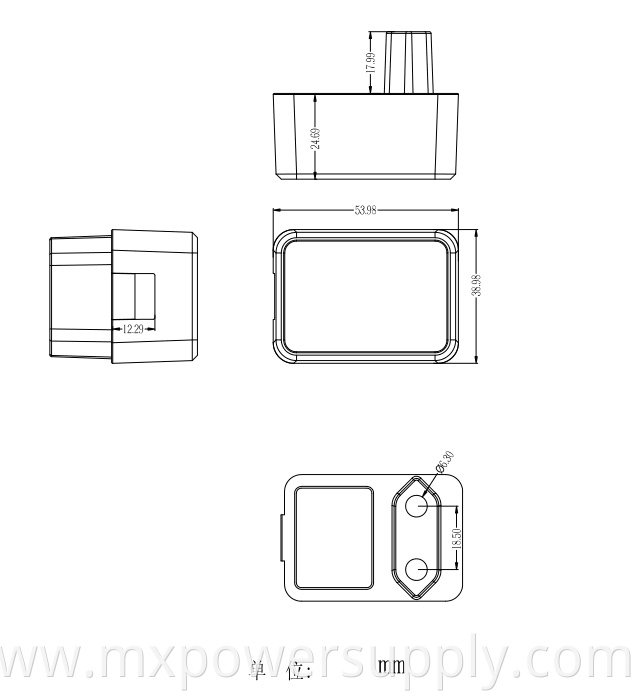  Korea plug travel adaptor DC 5volt 2.5a